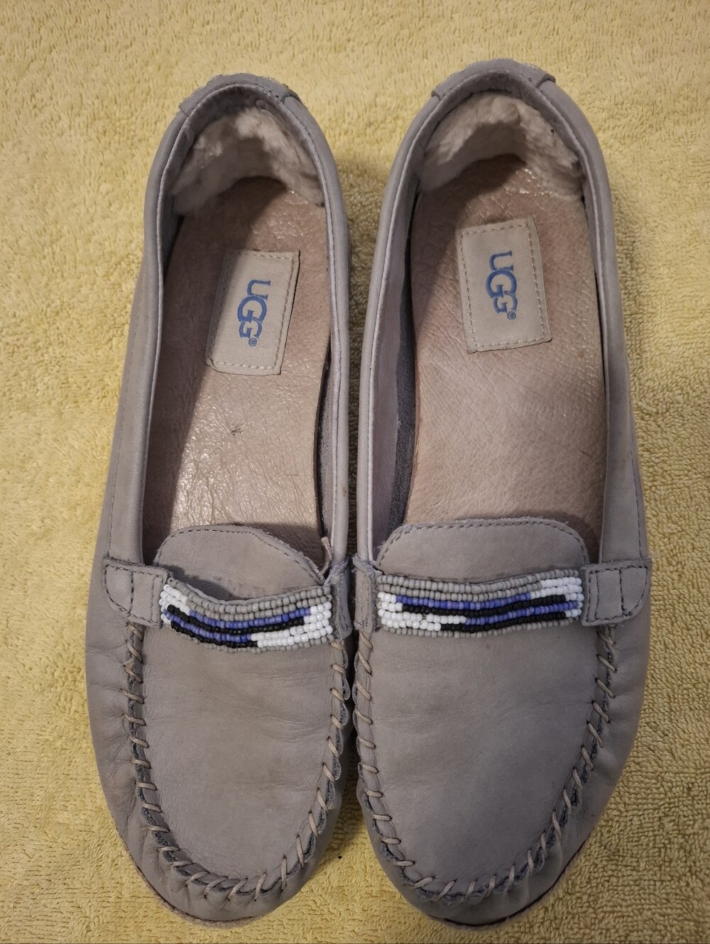 Ugg Rozie Serapa Beaded Moccasin Size 7.5